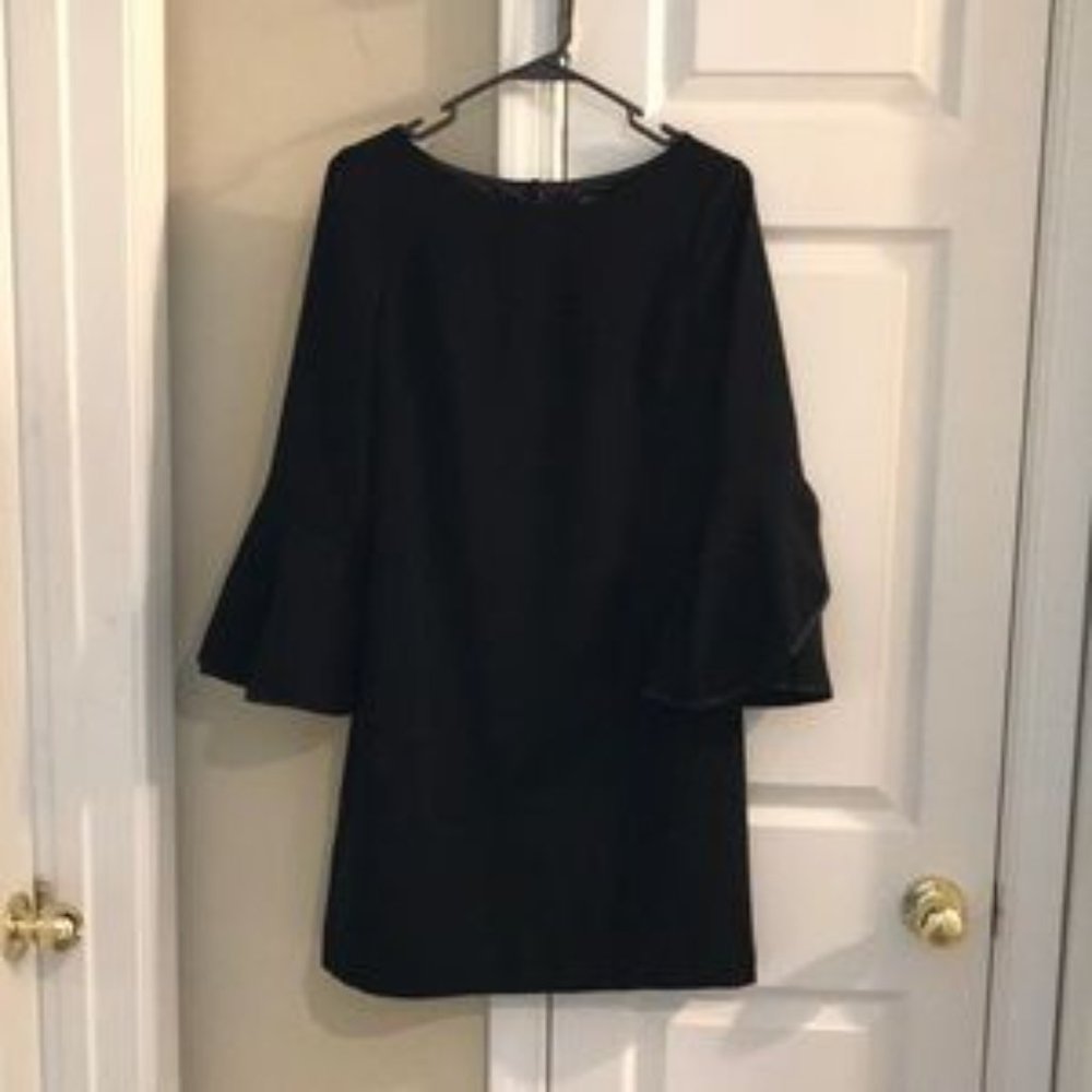 White House Black Market Black Dress Size 0 - Picture 4 of 5